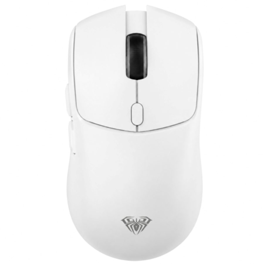 AULA SC580X Tri Mode Wireless Ambidextrous Gaming Mouse (White) (SC580X) (12000DPI / 6 Macro Buttons)