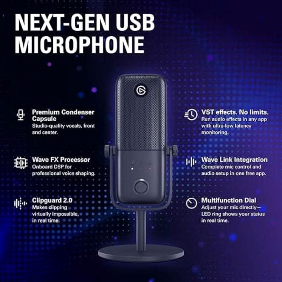 ELGATO Wave 3 MK.2 USB Condenser Microphone (Black) - picture 2