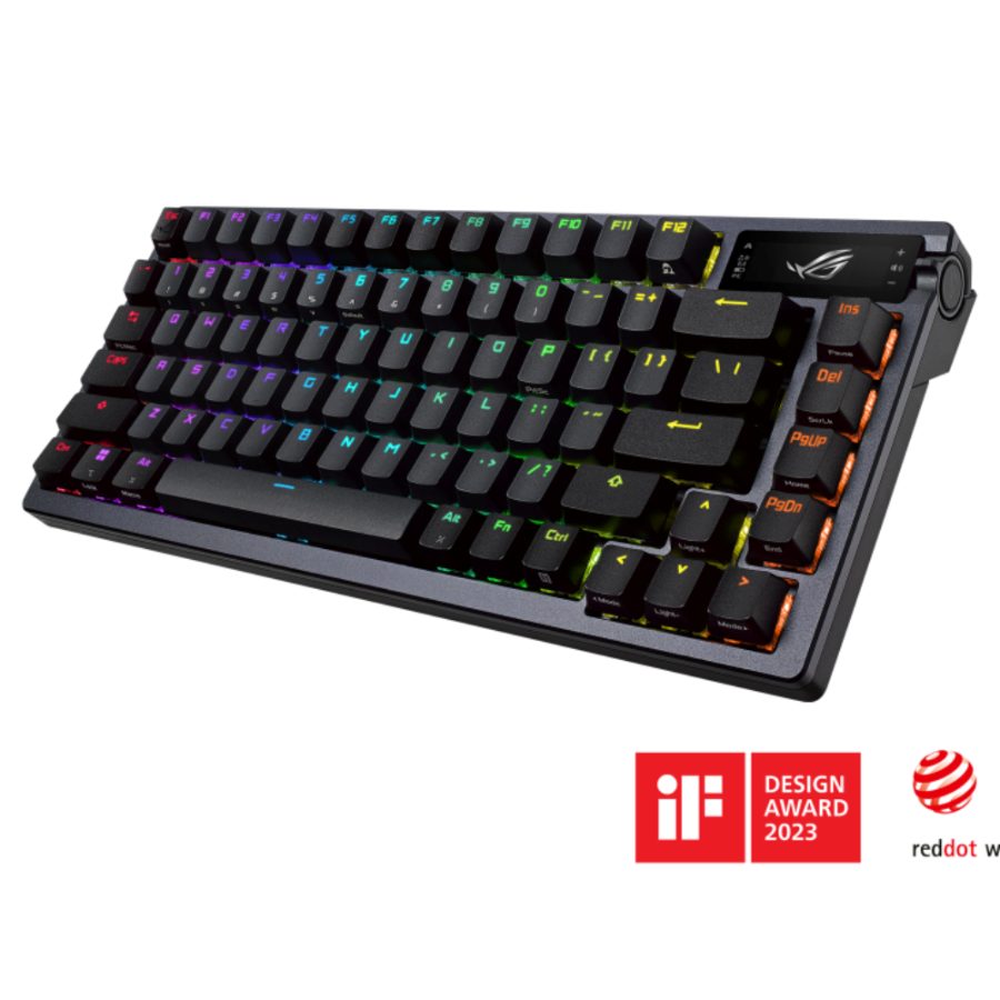 ASUS ROG Azoth 75% Mechanical RGB Tri-Mode Wireless Gaming Keyboard (Black) (ROG NX mechanical switches) - picture 2