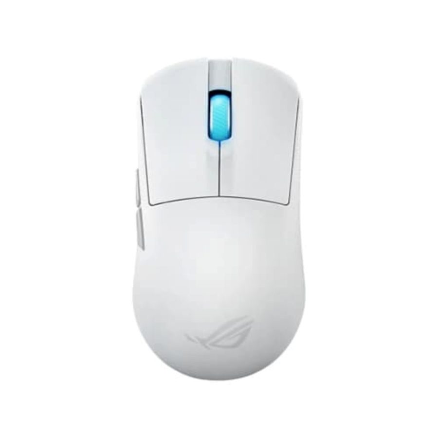 ASUS ROG Harpe Ace Mini RGB Wireless Ergonomic Gaming Mouse (White) (42000DPI / 5 Macro Buttons)