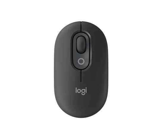 LOGITECH POP Icon Wireless Ambidextrous Gaming Mouse (910-007401) (4000DPI / 4 Macro Button) (Graphite)