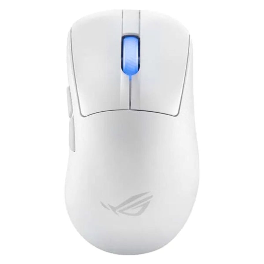 ASUS ROG Keris ll Ace RGB Wireless Ergonomic Gaming Mouse (White) (42000DPI / 5 Macro Buttons)