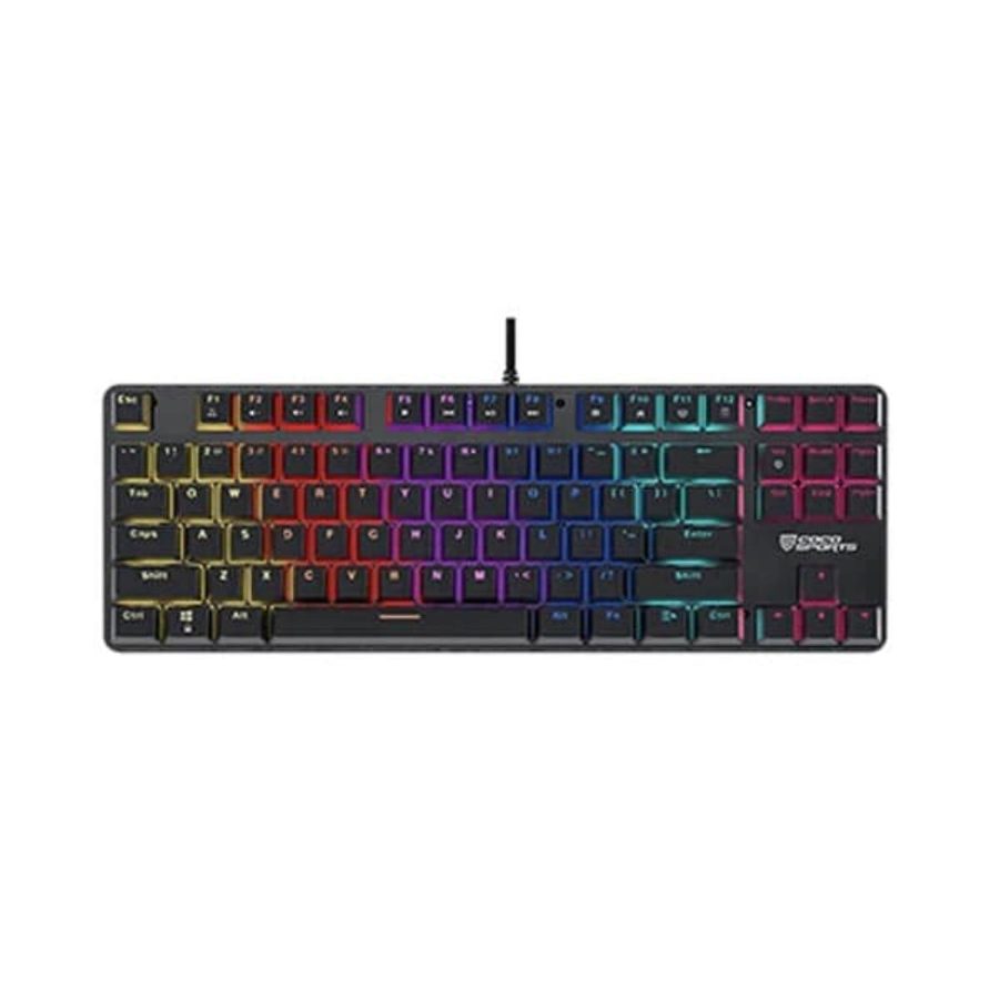 COCONUT K12 Orion Tenkeyless Mechanical Wired Gaming Keyboard (Black) (Red Switch)