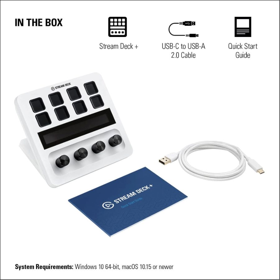 ELGATO Stream Deck + Controller (White) - picture 2
