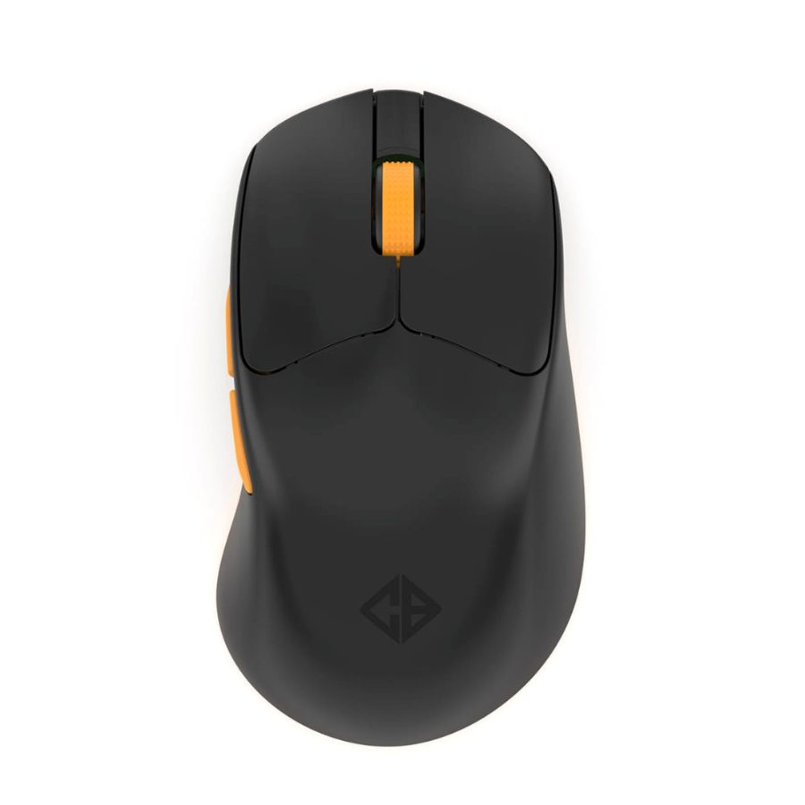 COSMIC BYTE Ignis Tri-Mode Wireless Ergonomic Gaming Mouse (24000 DPI / 5 Macro Buttons) (Amber)
