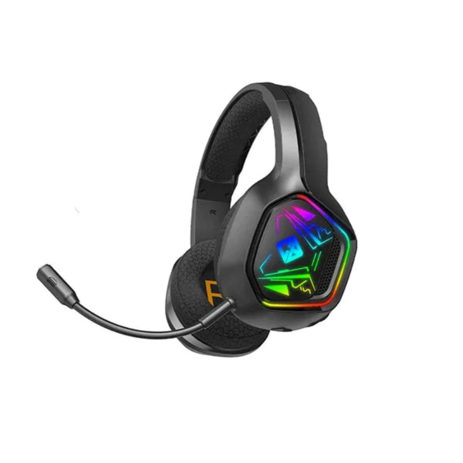 COSMIC BYTE Immortal 2.4GHz Wireless+Bluetooth RGB 7.1 Surround Gaming Headphone With Mic (Black) (PC/P5/XBox/PS4)