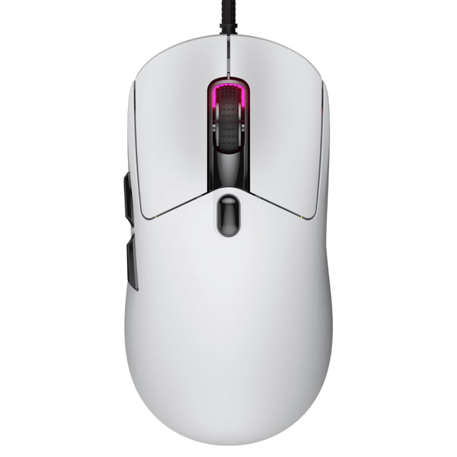 COUGAR MINOS NEO RGB Wired Ambidextrous Gaming Mouse (White) (6200DPI / 6 Macro Buttons)