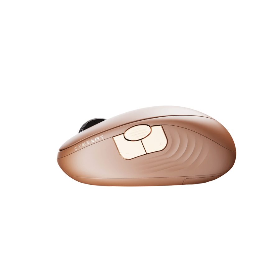 CYBEART Pocket Wireless Ergonomic productivity Mouse (Mocha) (2400DPI / 7 Macro Buttons) - picture 3