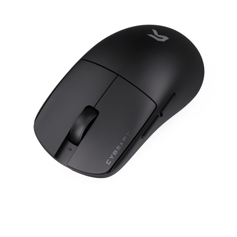 CYBEART Xeus 8K Wireless Tri Mode Ambidextrous Gaming Mouse (Black) (42000DPI / 5 Macro Buttons) - picture 2