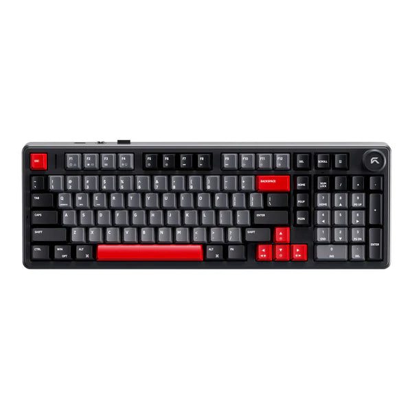 CYBEART Akula 99 Tri Mode Full Size Compact RGB Mechanical Gaming Keyboard (Black/Red) (MKI Gen 1 Linear Switch)
