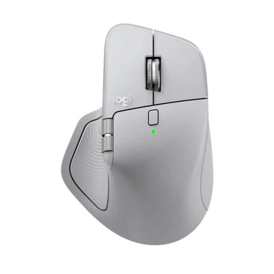 LOGITECH MX Master 4 For Mac Wireless Ergonomic Gaming Mouse (910-007578) (8000DPI / 8 Macro Button) (White/Silver)