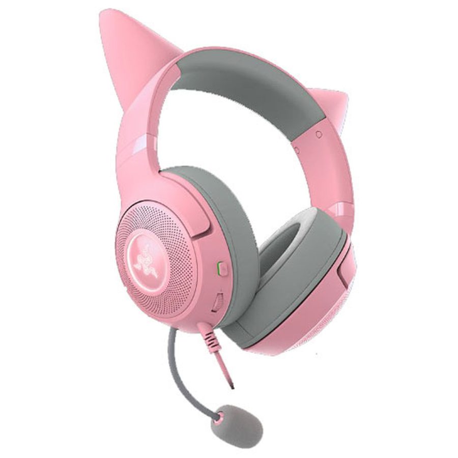 RAZER Kraken Kitty V2 Wired USB Gaming Headphone (Quartz Edition) (PC) (RZ04-04730200-R3M1) - picture 3