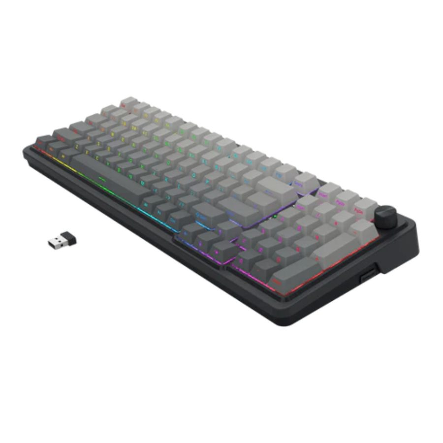 REDRAGON Eisa K686 Pro 96% Mechanical RGB Wireless Gaming Keyboard (Concrete Jungle) (Custom Linear Switch) - picture 3