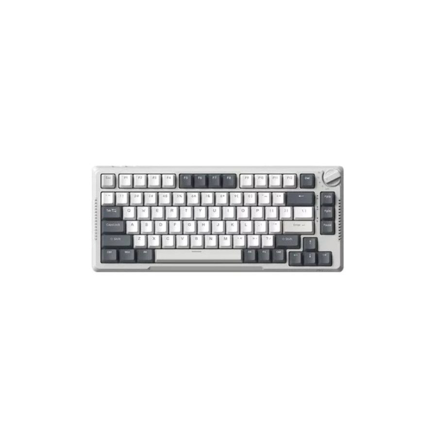 ROYAL KLUDGE RK H81 75% Wireless Mechanical Gaming Keyboard (White Night) (Blue Switch)