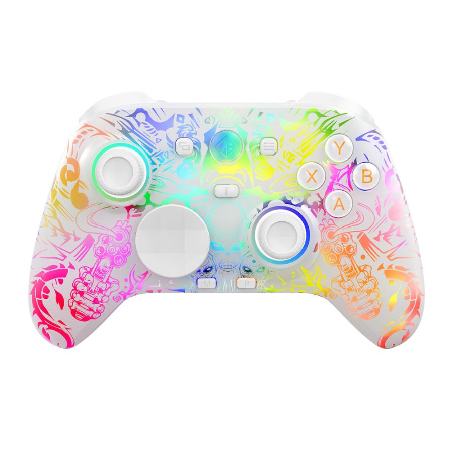 COSMIC BYTE Lumora Tri-Mode Wireless Gaming Controller (White)
