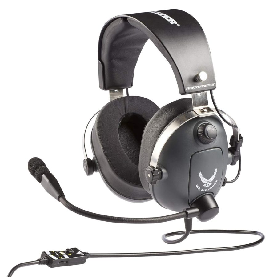 THRUSTMASTER T-Flight U.S. Air Force Edition Wired 3.5mm Gaming Headphones (Black)