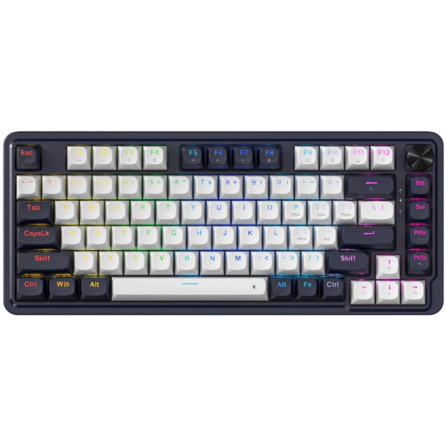 REDRAGON UCAL K673 HE 75% Mechanical RGB Wired Gaming Keyboard (Abyssal Blue) (Magnetic Switches)