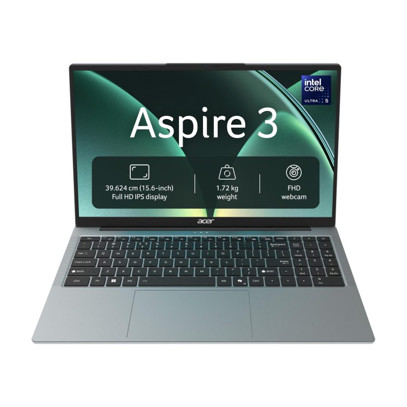 Acer Aspire 3 Laptop (Core Ultra 5 115U/ 16GB DDR5 RAM/ 512GB SSD/ 15.6 inch/ Windows 11 Home) A325-55