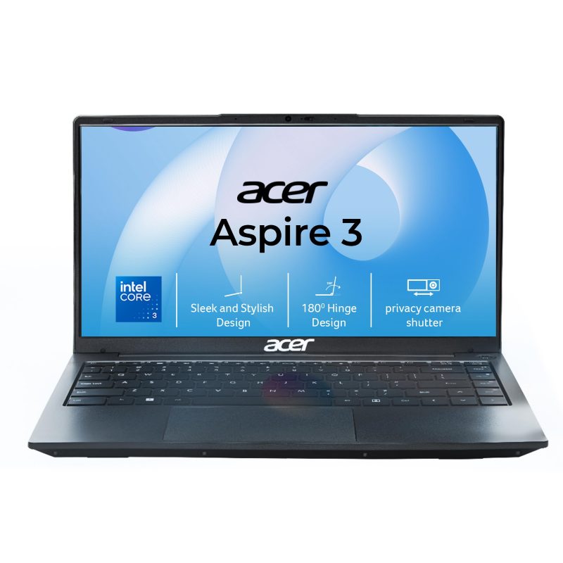 Acer Aspire 3 Laptop (Intel Core 3-100U/ 8GB DDR4 RAM/ 256GB SSD/ 14 inch/ Windows 11 Home) A324-53