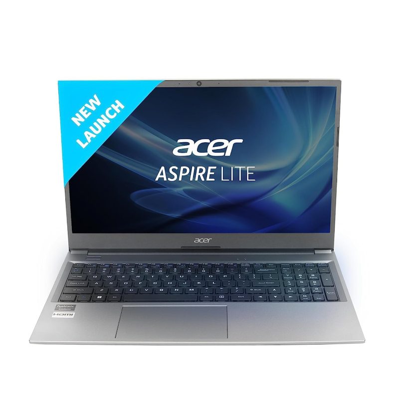 Acer Aspire Lite Laptop (Ryzen 5 5500U/ 8GB DDR4 RAM/ 512GB SSD/ 15.6 inch/ Windows 11 Home) AL15-51