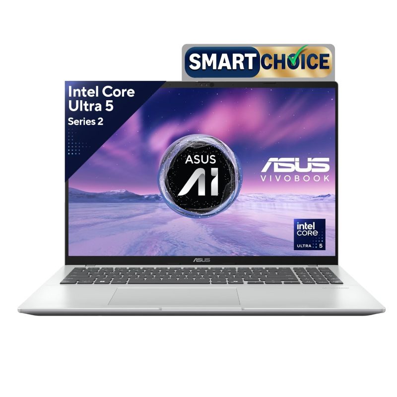 ASUS Vivobook 16 Laptop (Intel Core Ultra 5 Processor 225H/ 16GB DDR5 RAM/ 512GB SSD/ 16 inch/ Windows 11 Home) X1607CA-MB142WS