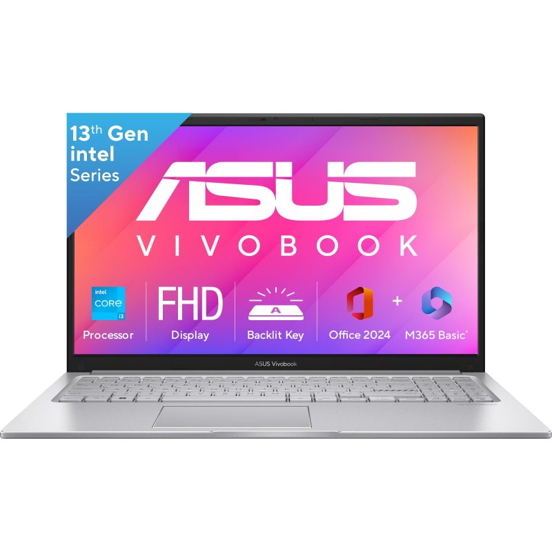 ASUS Vivobook 15 Laptop (Core i3-1315U/ 8GB DDR4 RAM/ 512GB SSD/ 15.6 inch/ Windows 11 Home) X1504VA-BQ321WS