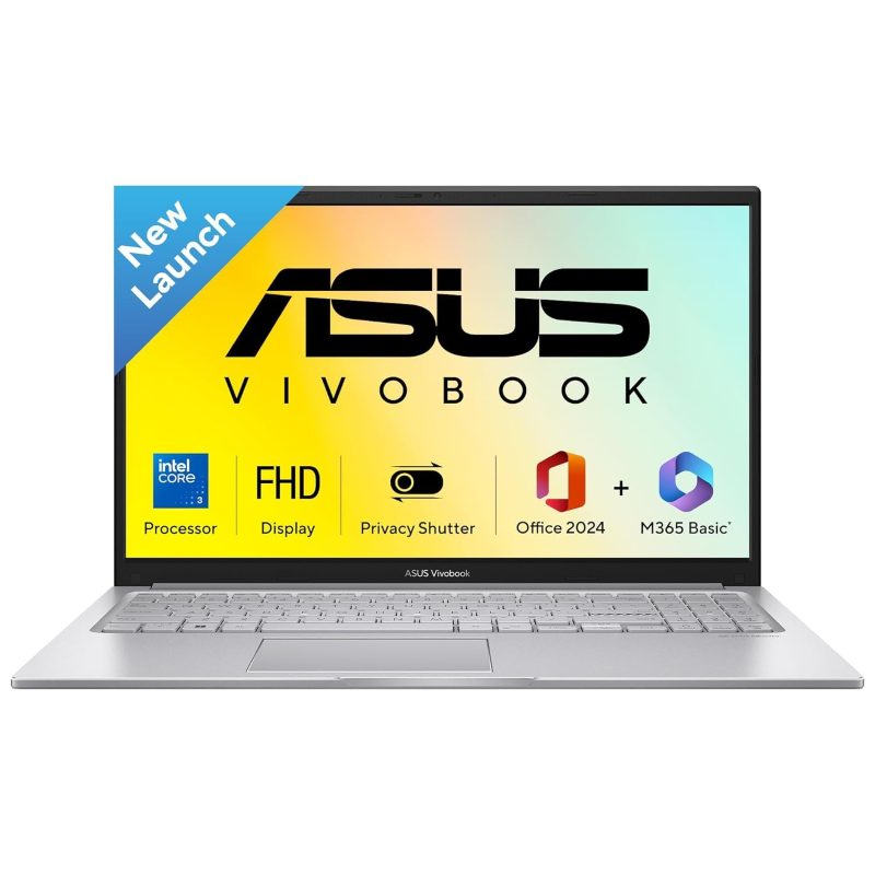ASUS X1504VAP-BQ1321WS Laptop (Core 3 100U/ 8GB DDR5 RAM/ 512GB SSD/ 15.6 inch/ Windows 11 Home) Vivobook 15 X1504VAP-BQ1321WS