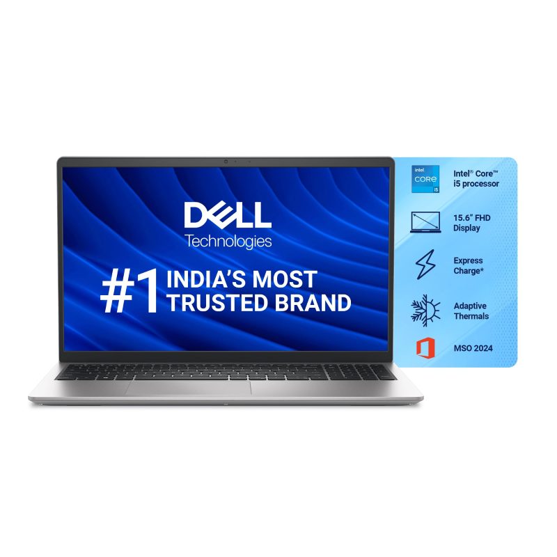Dell DC15250 Laptop (Core i5-1334U/ 16GB DDR4 RAM/ 512GB SSD/ 15.6 inch/ Windows 11 Home) DC15250