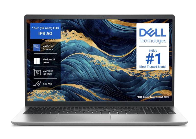 Dell 15 Laptop (Core i5-1334U/ 8GB DDR5 RAM/ 512GB SSD/ 15.6 inch/ Windows 11 Home) DC15250