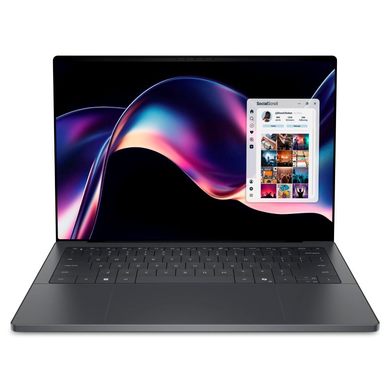 DELL 16 Laptop (Core Ultra 7/ 32GB Lpddr 5 RAM/ 1TB SSD/ 6.3 inch/ Windows 11 Home) DA16260