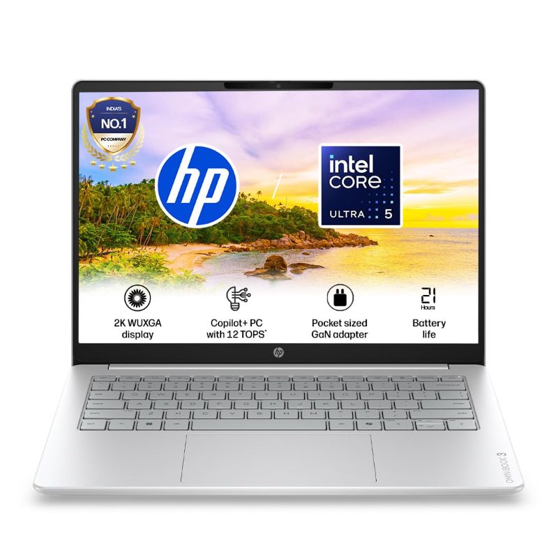 HP OmniBook 3 Smartchoice Laptop (Core Ultra 5 225U/ 16GB RAM/ 512GB SSD/ 14 inch)