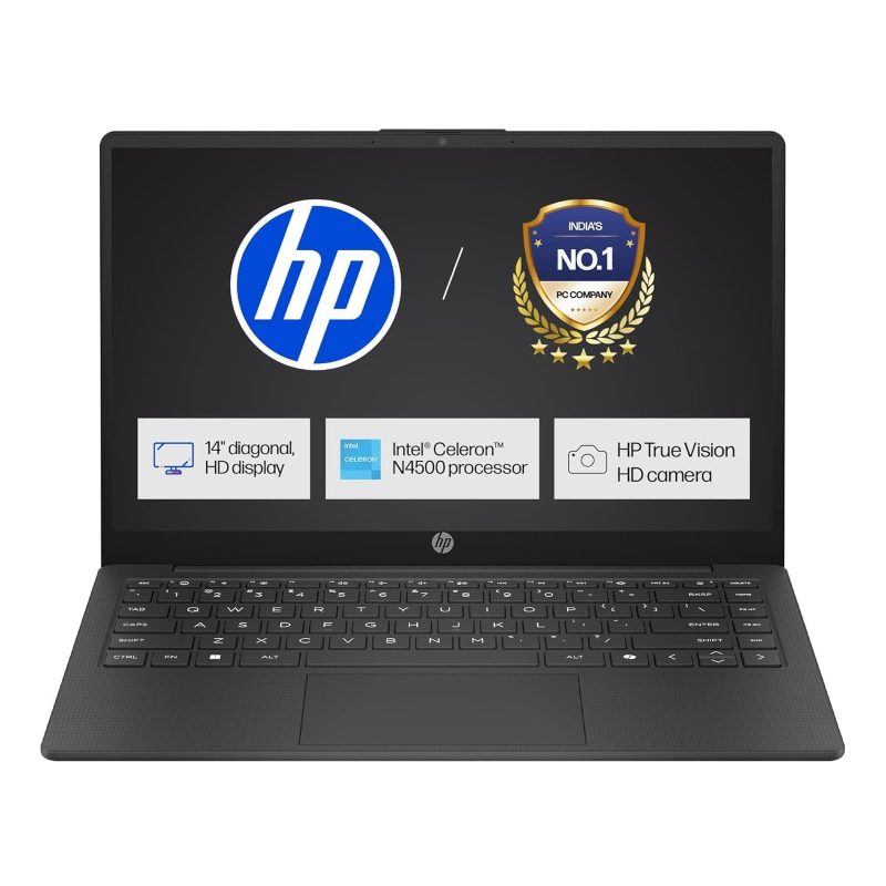 HP DQ3149TU Laptop (Celeron N4500/ 8GB DDR4 RAM/ 512GB SSD/ 14 inch/ Windows 11 Home) 14s-dq3149TU