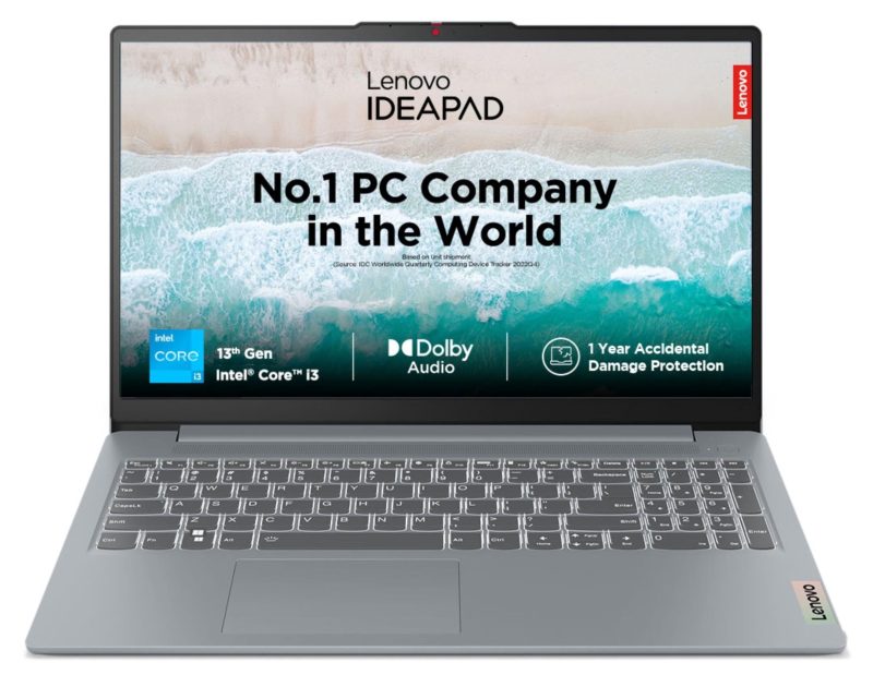 Lenovo IdeaPad Slim 3 Laptop (Core i3-1315U/ 8GB DDR5 RAM/ 512GB SSD/ 15.6 inch/ Windows 11 Home 64, English) 15IRU8