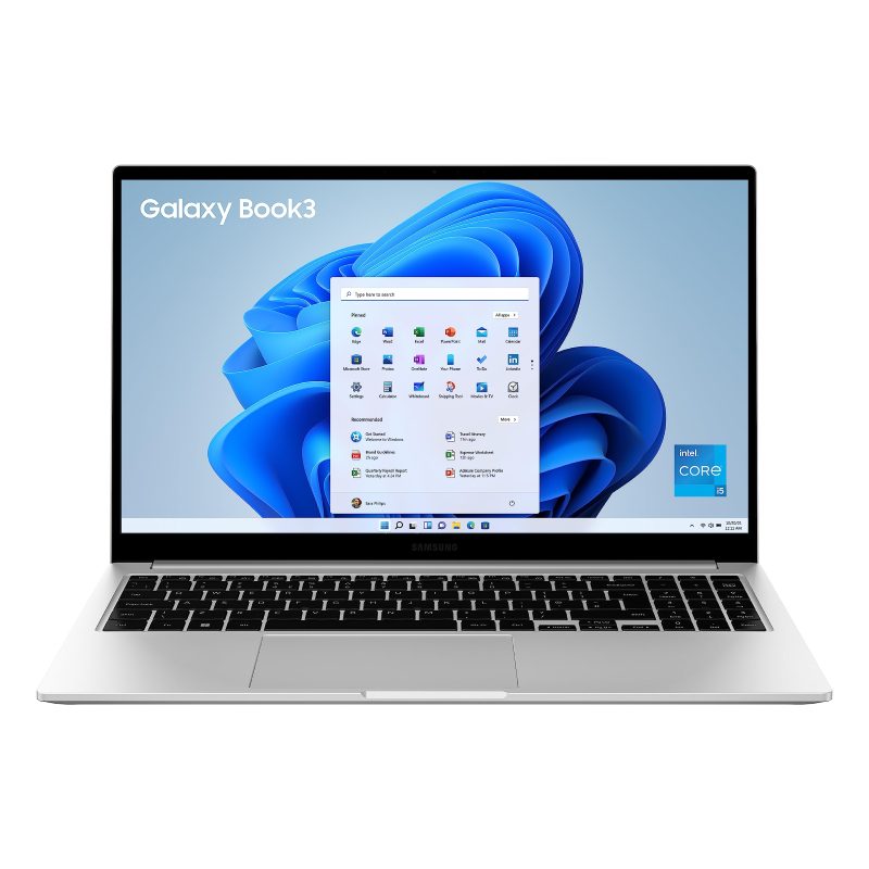 Samsung Galaxy Book3 Laptop (Core i5 i5-1355U/ 16GB LPDDR4X RAM/ 512GB SSD/ 15.6 inch/ Windows 11 Home) NP750XFG-KB2IN