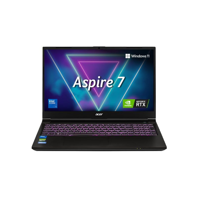 Acer Aspire 7 Gaming Laptop (Intel Core 5-210H processor/ 16GB DDR4 RAM/ 512GB SSD/ 15.6 inch/ NVIDIA GeForce RTX 3050 6GB/ Windows 11 Home) A715-79G