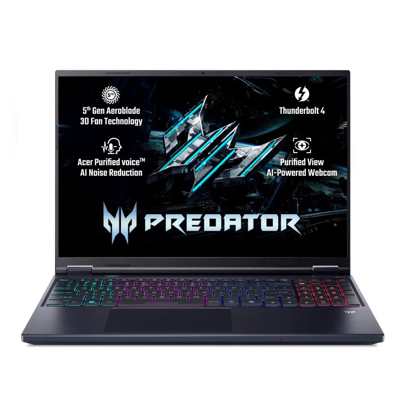 Acer Predator Helios Neo 16 Gaming Laptop (Core i7-14650HX/ 16GB DDR5 RAM/ 1TB SSD/ 16 inch/ RTX 5070-12GB/ Windows 11 Home) PHN16-I31