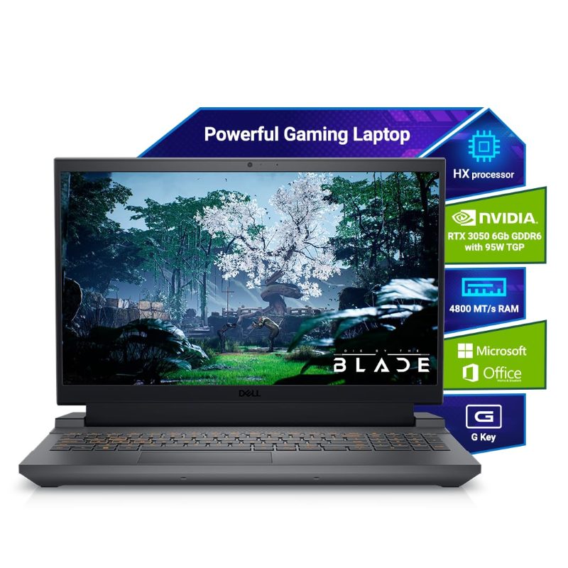 Dell G Series Gaming Laptop (Core i5-13450HX/ 16GB DDR5 RAM/ 512GB SSD/ 15.6 inch/ NVIDIA RTX 3050-6GB/ Windows 11 Home) New Dell Gaming G15