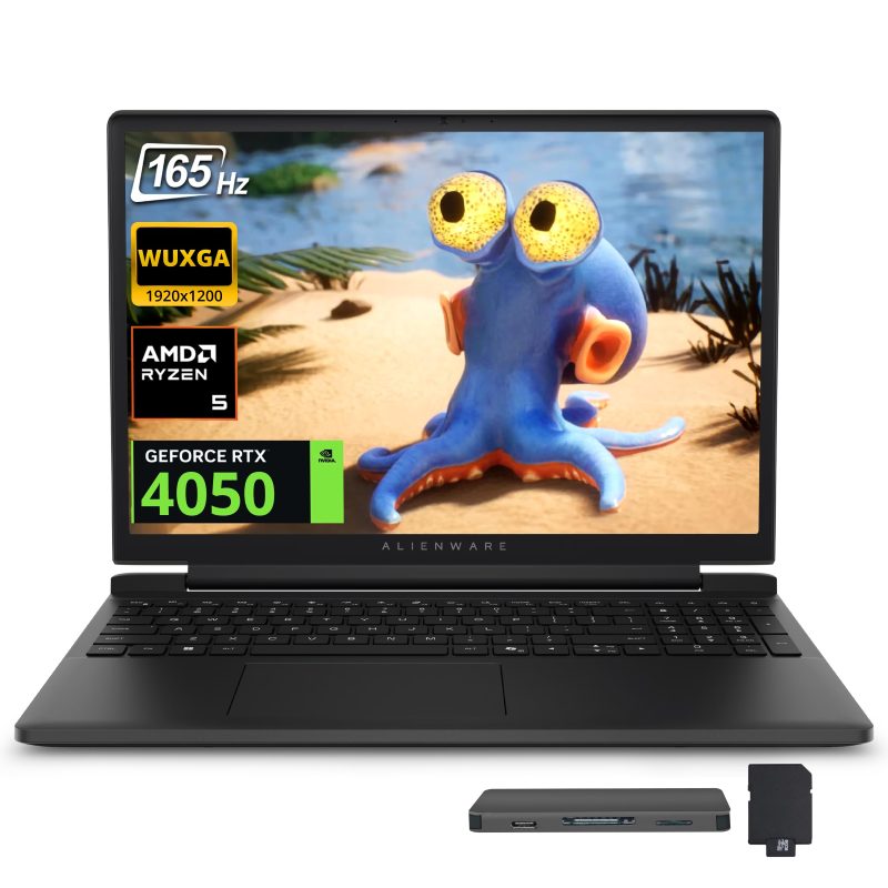 Dell Alienware 15 Gaming Laptop (Ryzen 5 220/ 64GB DDR5 RAM/ 4TB SSD/ 15.3 inch/ GeForce RTX 4050 6GB/ Windows 11 Home) DA15265