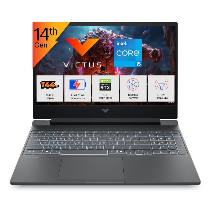 HP Victus Gaming Laptop (core i7-13650HX/ 24GB DDR5 RAM/ 512GB SSD/ 15.6 inch/ RTX 4050/ Windows 11 Home) D31QCPA