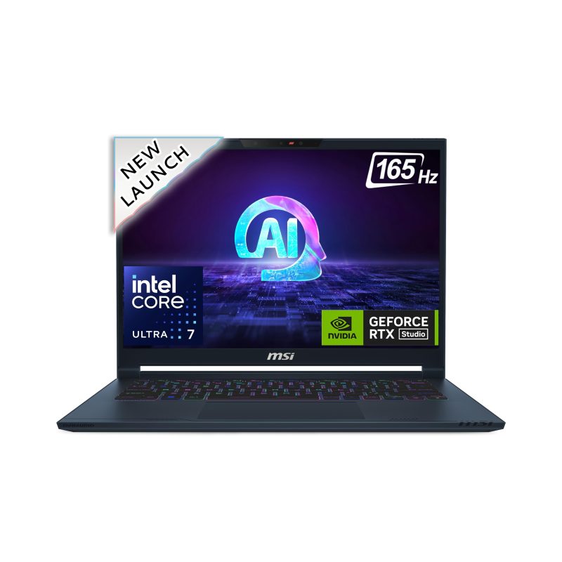 MSI Stealth 14 AI Studio Gaming Laptop (Core Ultra 7 155H/ 32GB DDR5 RAM/ 1TB SSD/ 14.2 inch/ NVIDIA GeForce RTX 4070/ Windows 11 Home) A1VGG-054IN