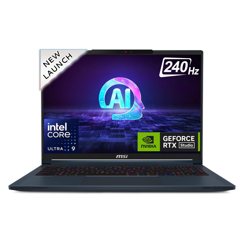 MSI Stealth 16 AI Studio Gaming Laptop (Core i9 185H/ 32GB DDR5 RAM/ 2TB SSD/ 16.1 inch/ NVIDIA GeForce RTX 4070/ Windows 11 Pro) Limited