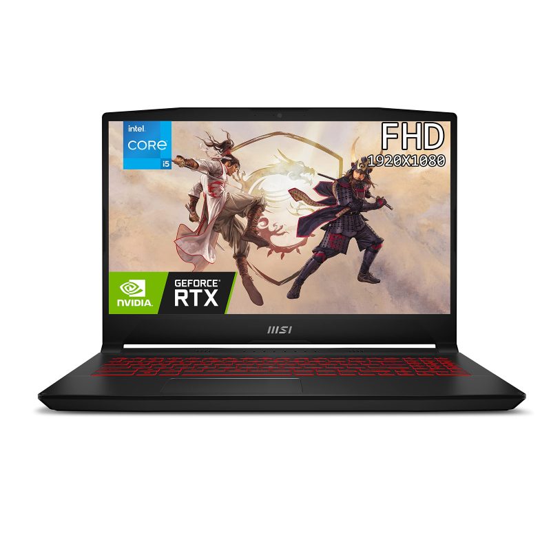MSI Katana GF66 12UC-636IN Gaming Laptop (Core i5 12450H/ 8GB DDR4 RAM/ 512GB SSD/ 15.7 inch/ Nvidia RTX3050 4GB/ Windows 11 Home) 12UC-636IN