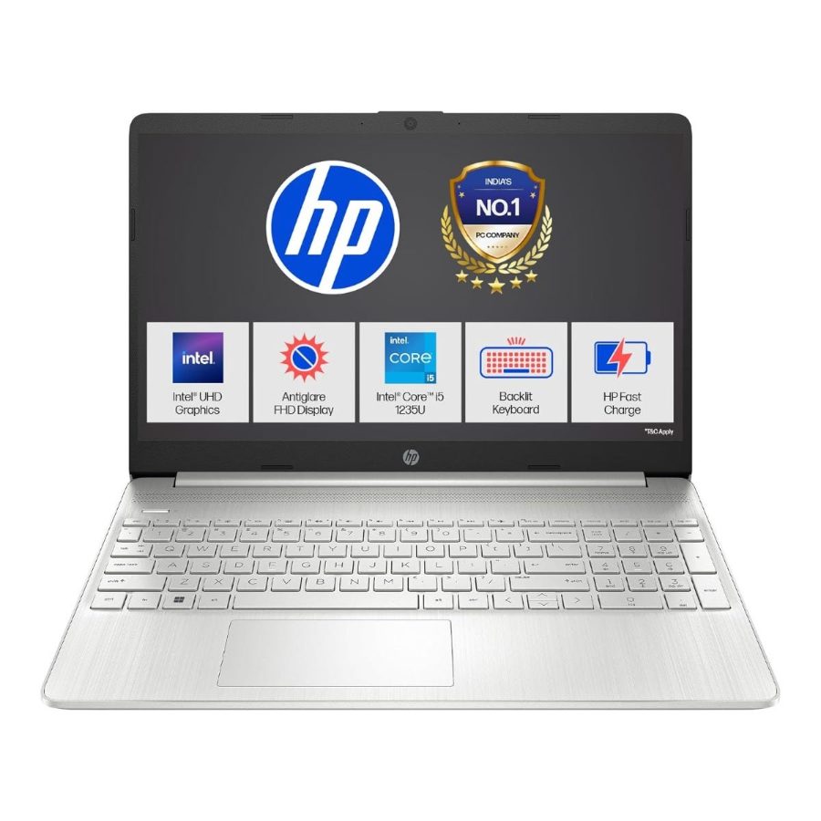 HP 15s Standard Laptop (Intel Core 5/ 8GB/ 512GB SSD/ Full HD/ 15.6 inch (39.62 cm) Full HD Display/ Windows 11/ MS Office) 15-FD0651TU