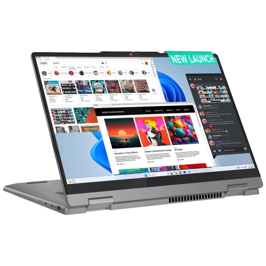 Lenovo IdeaPad 5 Convertible Laptop (Intel Core i5 13th Gen/ 16GB LPDDR5x RAM/ 512GB SSD/ 14 Inch (35.56 cm) Touchscreen Display/ Intel UHD Graphics/ Backlit Keyboard/ Windows 11/ MS-Office) 83KX0058IN