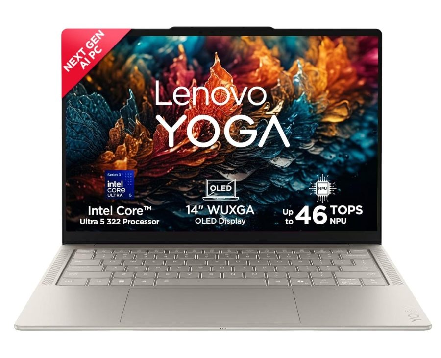 Lenovo Yoga Slim 7 Aura Edition Laptop (Intel Core Ultra 5/ 16GB RAM/ 512GB SSD/ 14 Inch (35.56 cm) OLED WUXGA Display/ Intel Graphics/ Windows 11/ MS-Office/ Copilot+ PC) 83QM0047IN