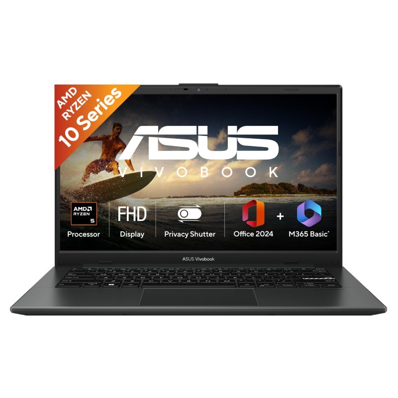 ASUS Vivobook Go 14 Laptop (Ryzen 5 40/ 8GB DDR5 RAM/ 512GB SSD/ 14 inch/ Windows 11 Home) E1404FA-EB1415WS