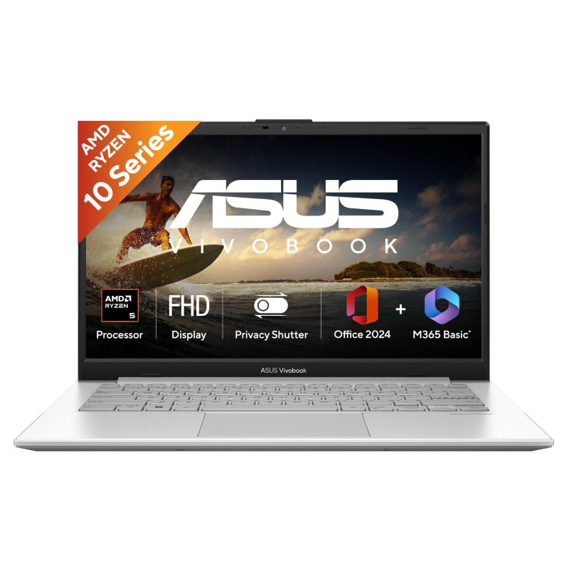 ASUS Vivobook Go 14 Laptop (Ryzen 5 40/ 16GB Lpddr 5 RAM/ 512GB SSD/ 14 inch/ Windows 11 Home) E1404FA-EB1226WS
