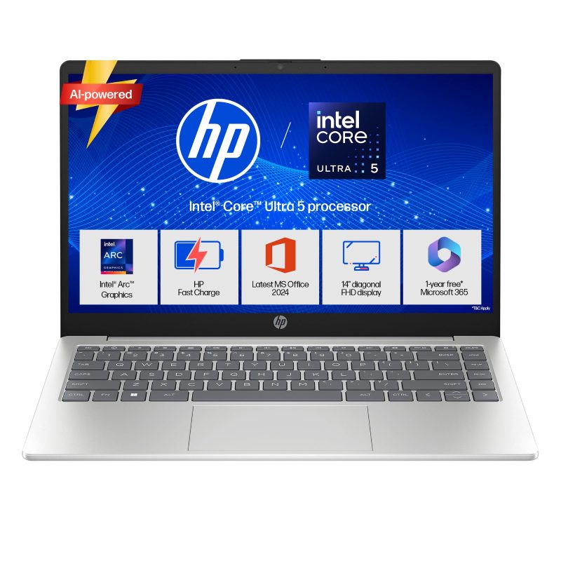 HP 14 Smartchoice Laptop (Core Ultra 5 125H/ 24GB DDR5 RAM/ 1TB SSD/ 14 inch/ Windows 11 Home) CJ9D9PA