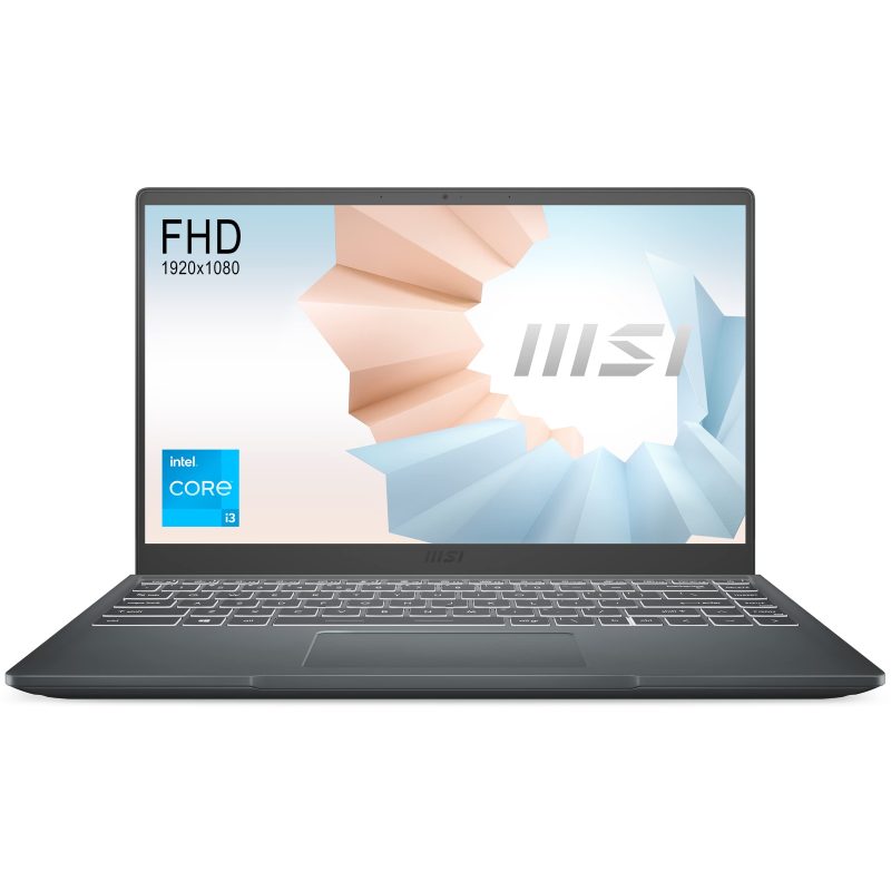 MSI Modern 14 B11MOU-861IN Laptop (Core i5-1155G7/ 8GB DDR4 RAM/ 512GB SSD/ 14 inch/ Windows 10 Home) Modern 14 B11MOU-861IN