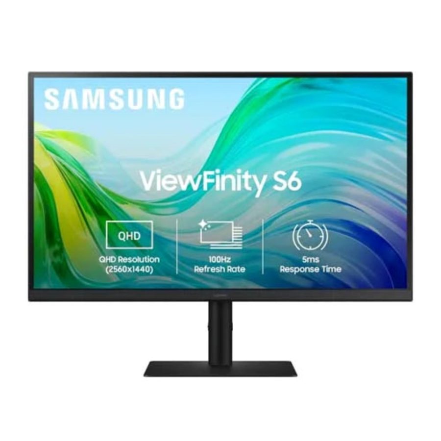 Samsung ViewFinity S6 LS27F610EAWXXL | 27 Inch | 100HZ | 5 MS | 99% SRGB Rating